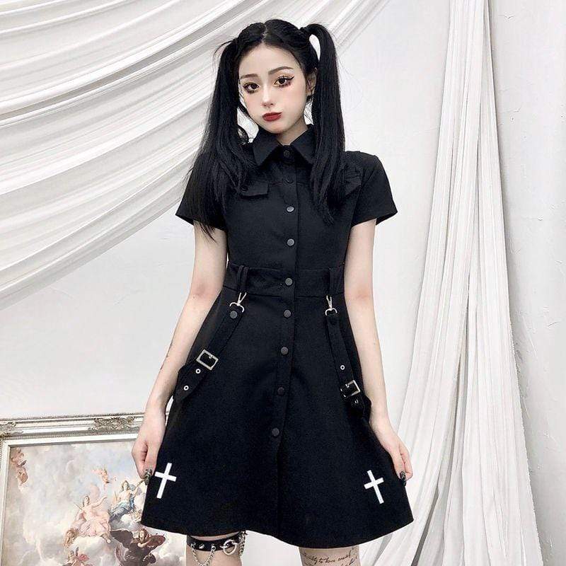 AltGoth Dark Gothic Y2k Vest Women Harajuku Streetwear Grunge Pentagram  Printed Crop Tank Tops Emo Alt Mall Goth Black Outfits