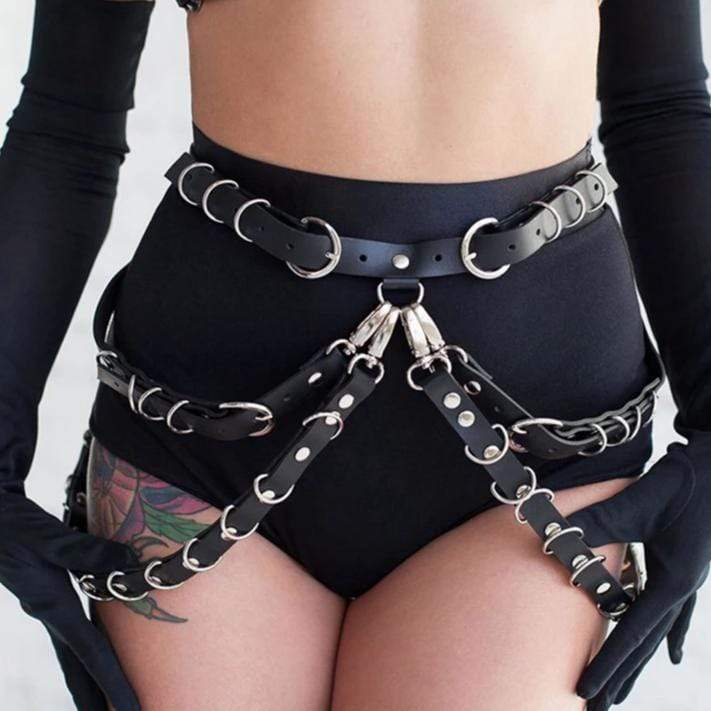 Gothic Chest Metal Chain Belt – Kinky Cloth