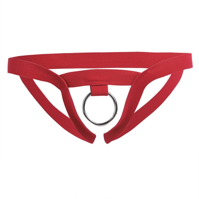 Underpants Mens 4.5 CM Sexy Cock Ring Briefs Male Open Penis