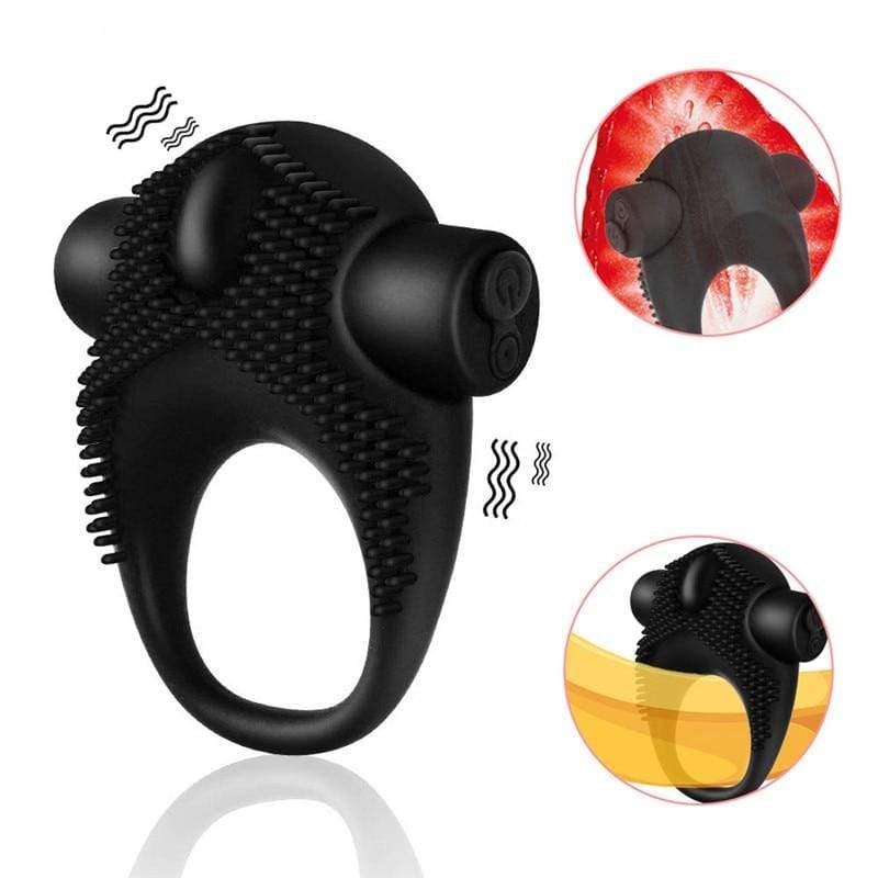 Penis Ring Adjustable Frequency Vibrator – Kinky Cloth