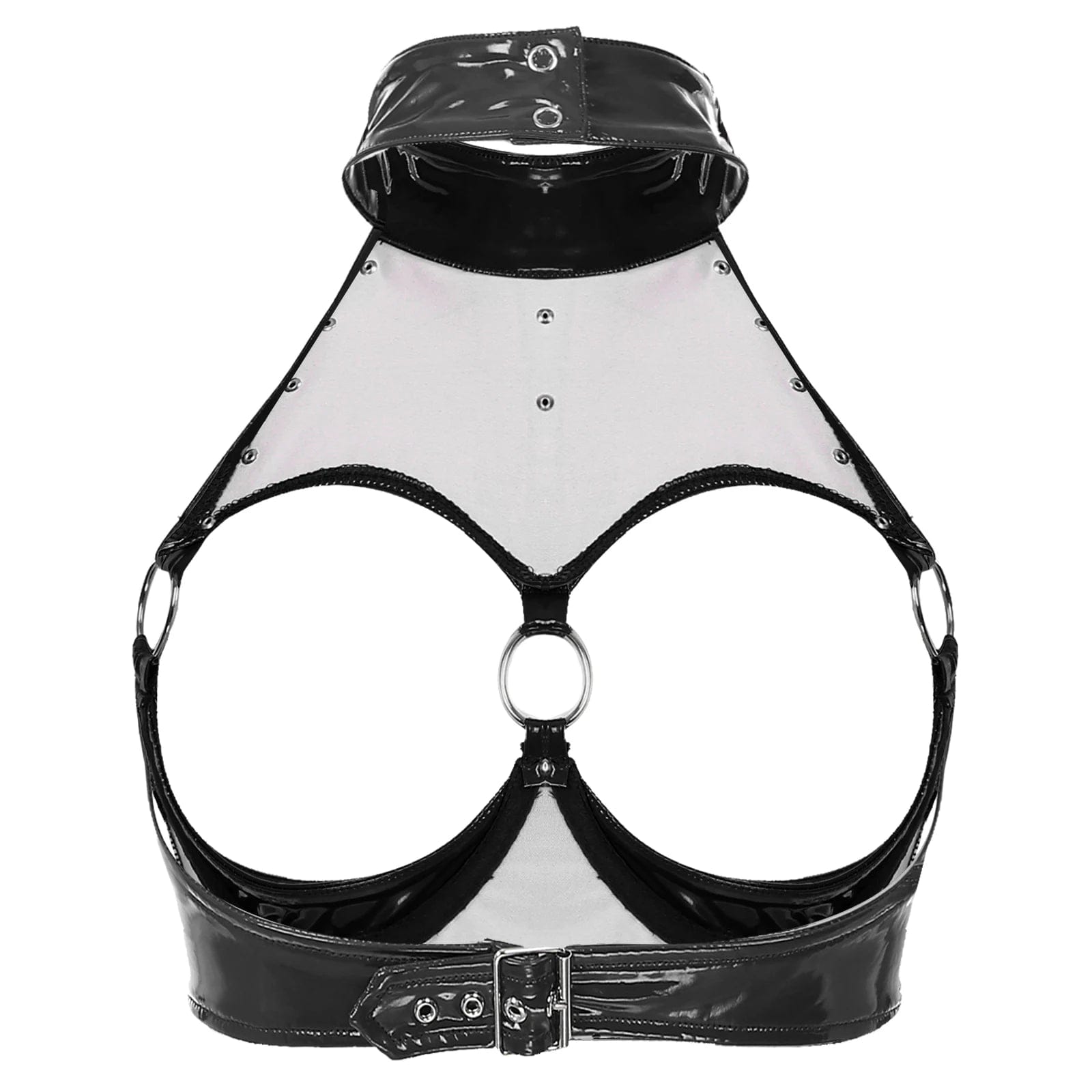 Rivet O Ring Open Cup Bra High Quality and Unique – Kinky Cloth