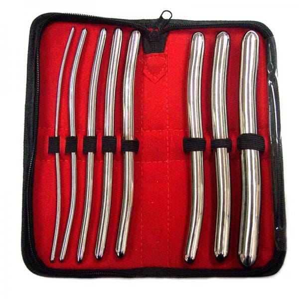 Rouge Garments LTD. Bondage Rouge Stainless Steel Hegar 8 Piece Dilator Set