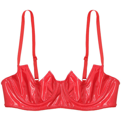 Kinky Cloth V-Notch Underwired Cups Bra