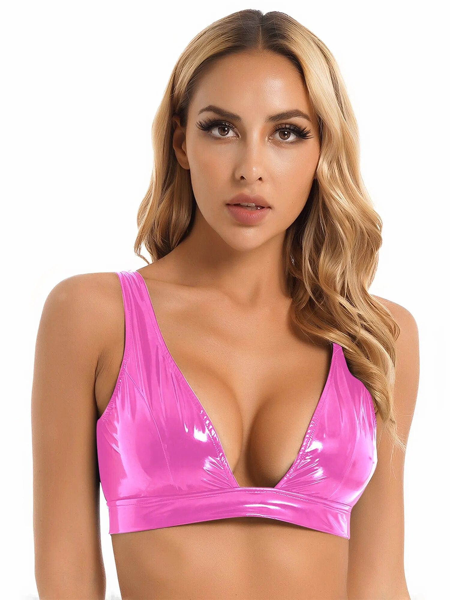 Kinky Cloth Wide Shoulder Strap Bra