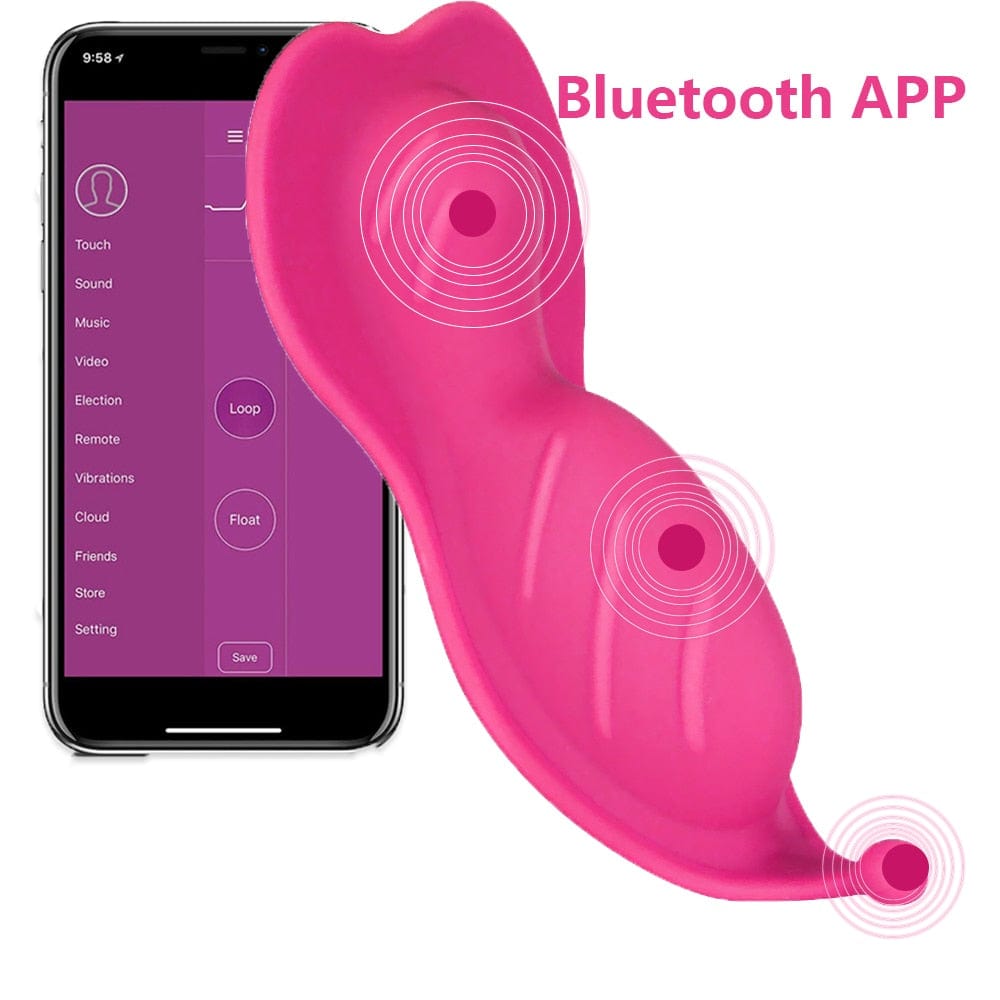 APP Remote Control Butterfly Vibrator Sex Toy – Kinky Cloth