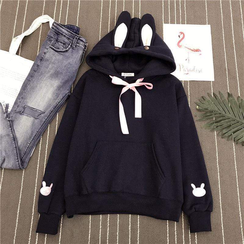 Bunny ears best sale hoodie jacket