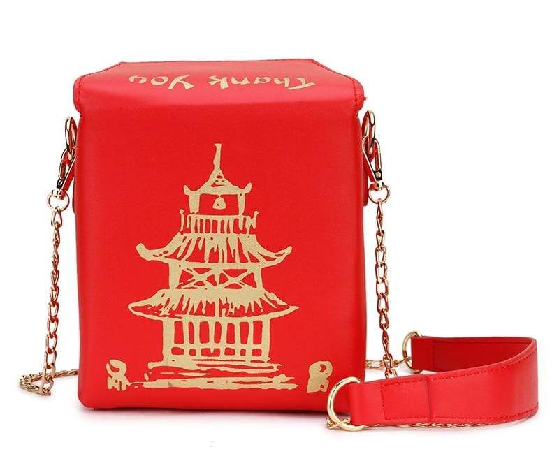 chinese takeout box purse 100002856 red kinky cloth 14282606674008