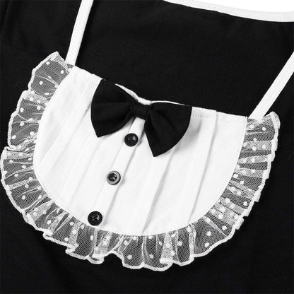 French Maid Baby Snap Crotch Bodysuit