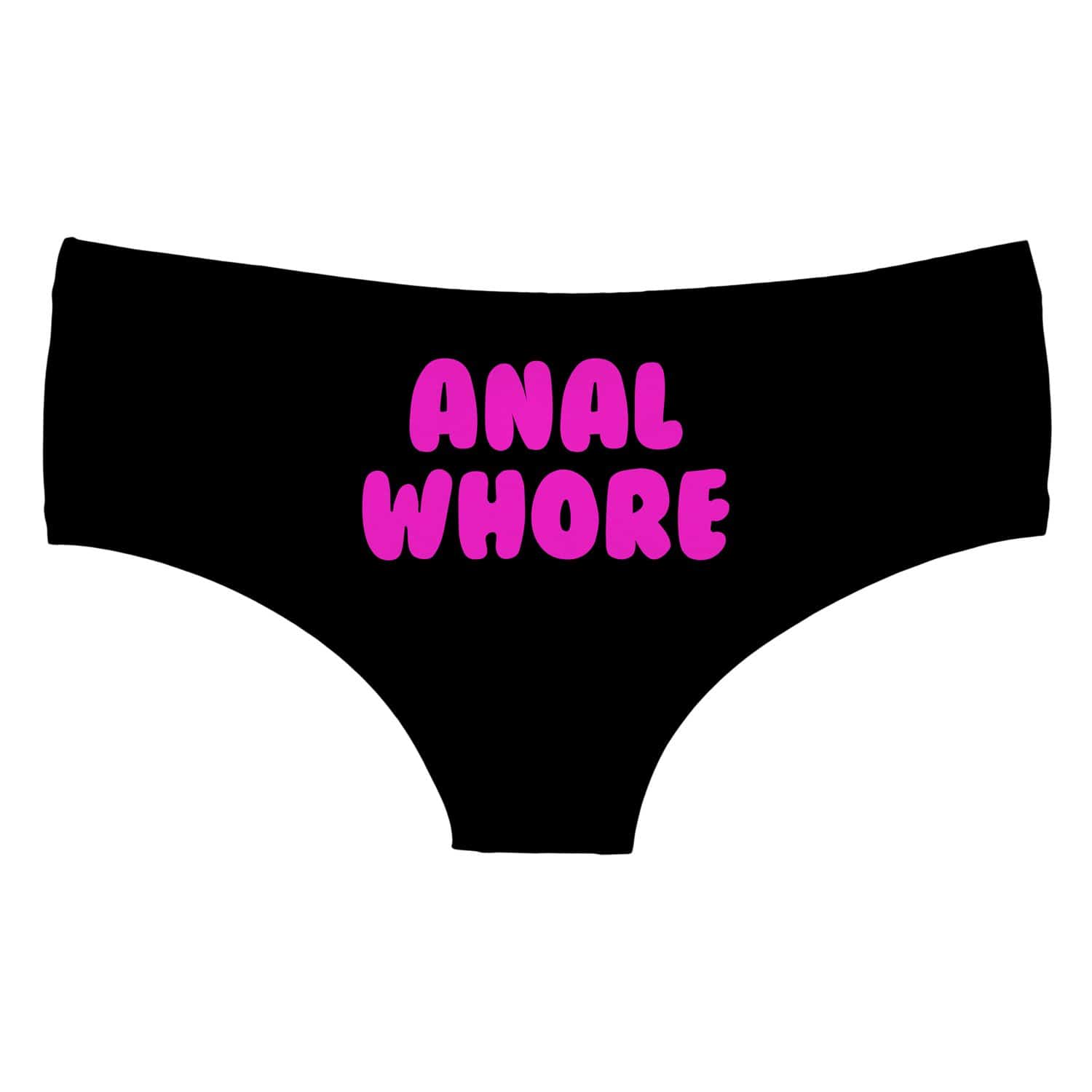 Knaughty Knickers Anal Slut Boyshort underwear sexy Ghana