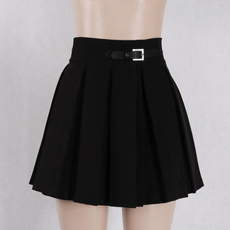 Gothic High Waist Pleated Skirt – Kinky Cloth