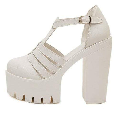 High Platform Heel Open Doll Shoe