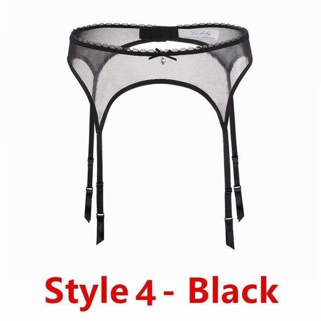 Kinky Cloth Lingerie Lace Suspender Garter Belt