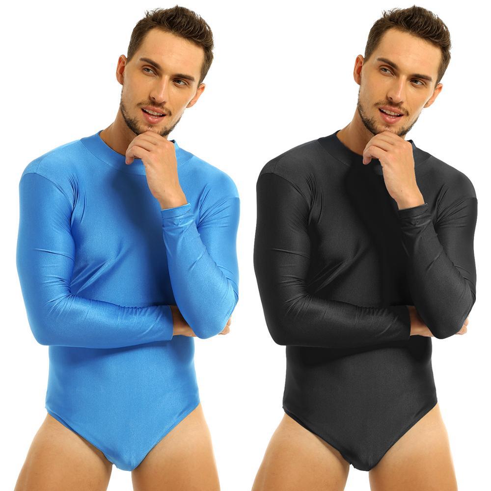 Kinky Cloth 200001800 Men's Leotard Long Sleeve Bodysuits