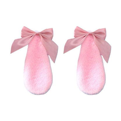 Pink Bunny Lop Ears Hairpin