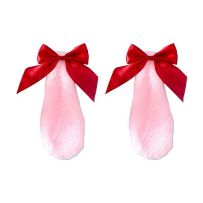 Pink Bunny Lop Ears Hairpin