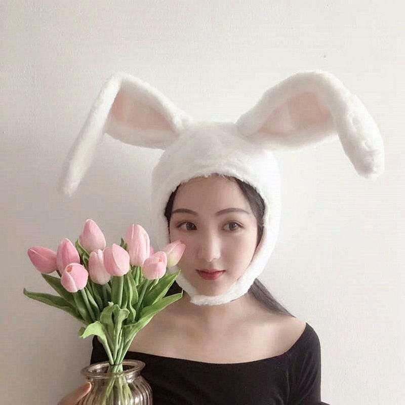 Kinky Cloth 100001765 Plush Rabbit Ears Headband Hoops