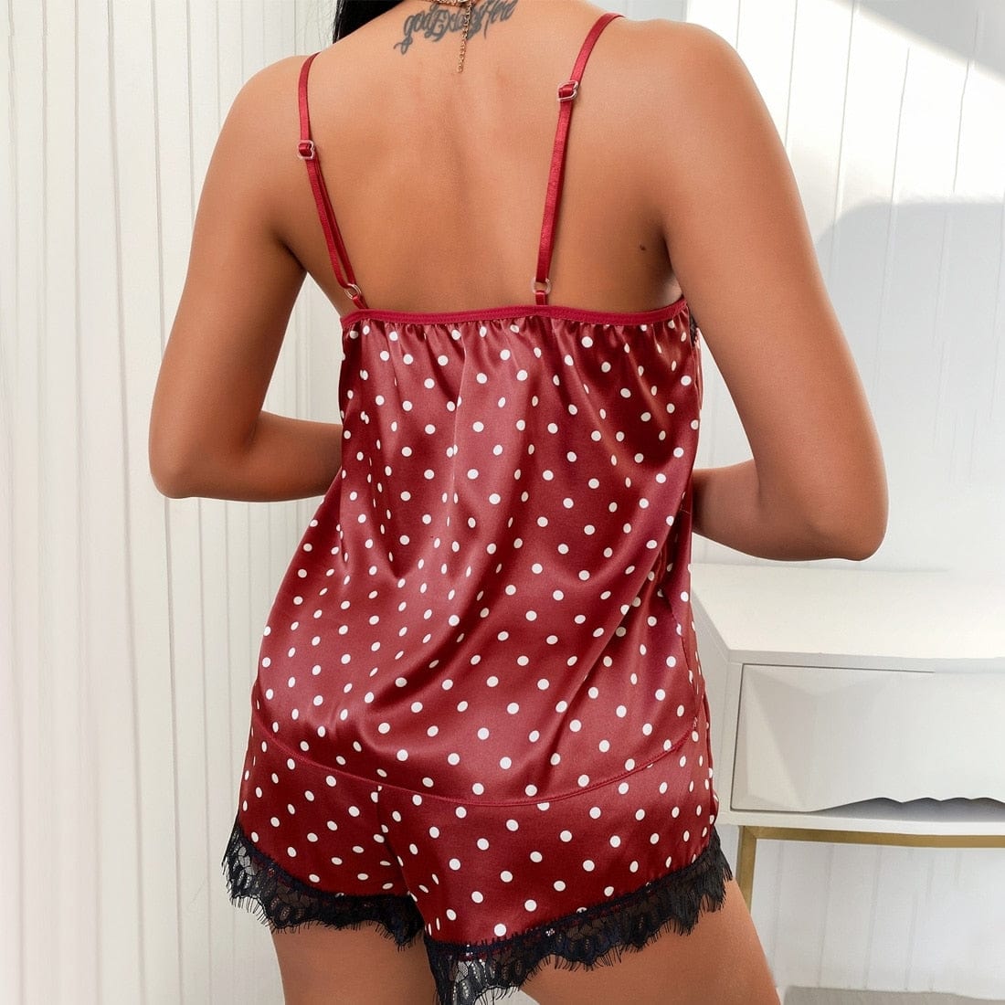 Kinky Cloth Printed Satin Silk Homewear Sets