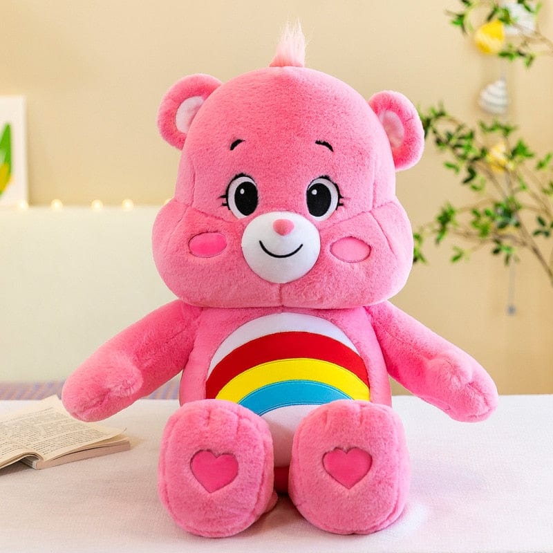 Kinky Cloth Pink / about 27cm Rainbow Plush Bear Stuffie