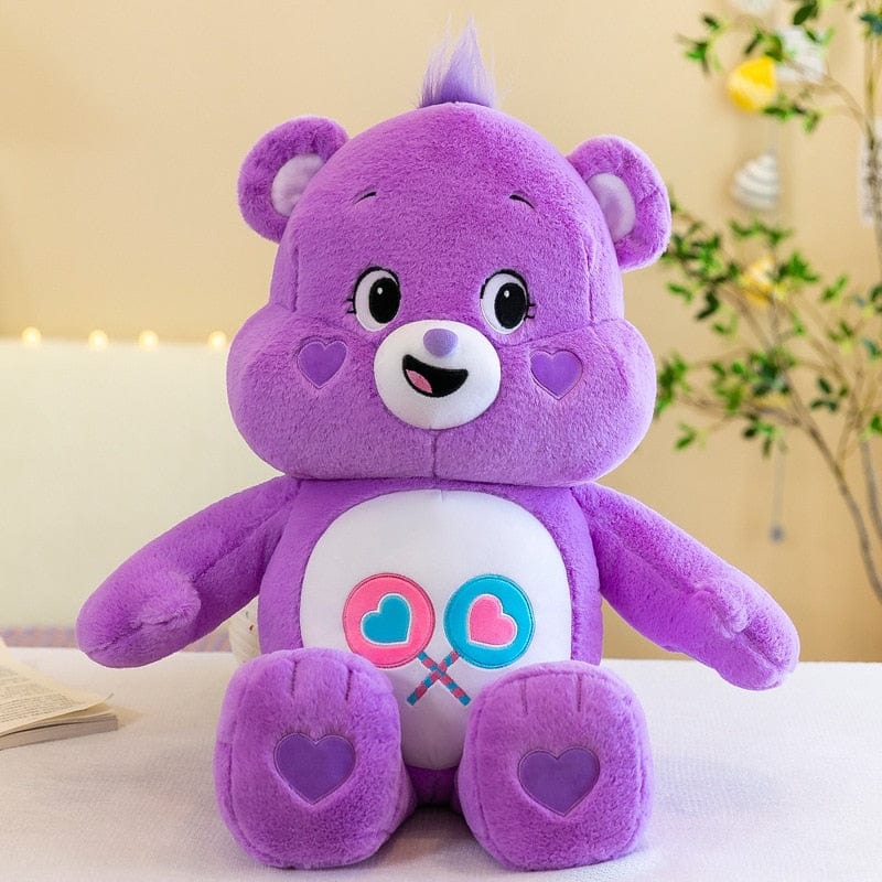 Kinky Cloth Purple / about 27cm Rainbow Plush Bear Stuffie