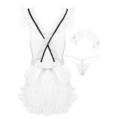 Kinky Cloth 200397146 Retro Lolita Maid Apron Set