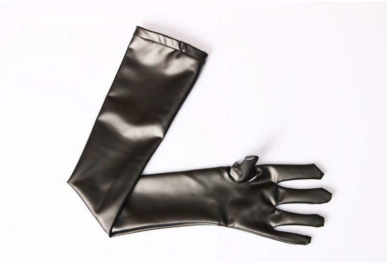 Kinky Cloth 200003977 Shiny Long Latex Punk Gloves