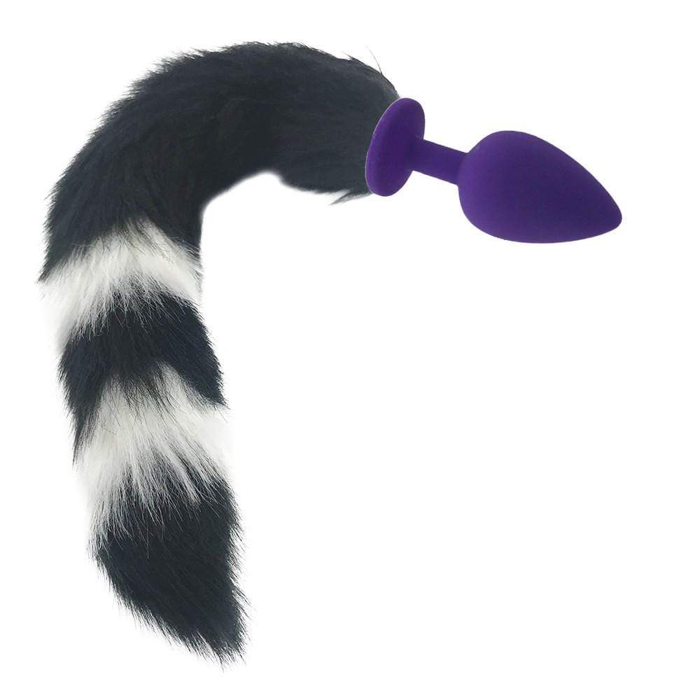 Skunk Striped Tail Plug