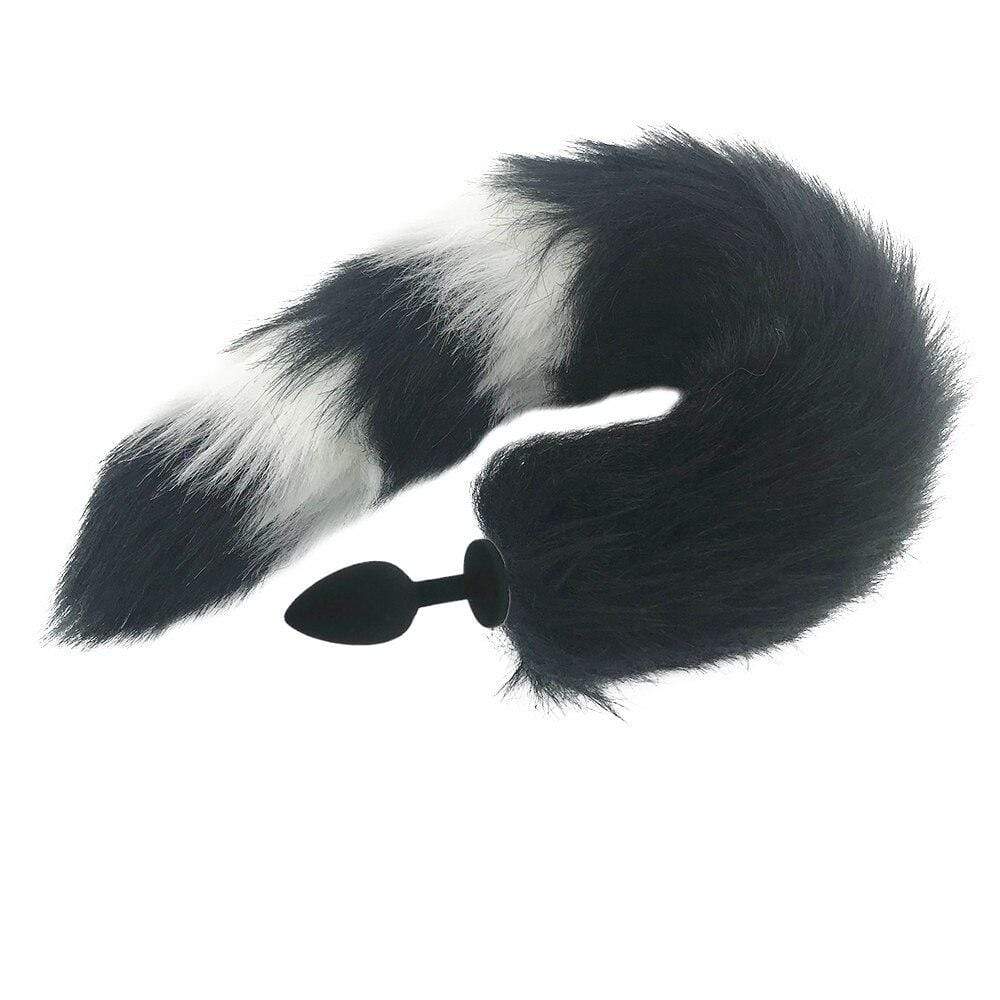 Skunk Striped Tail Plug