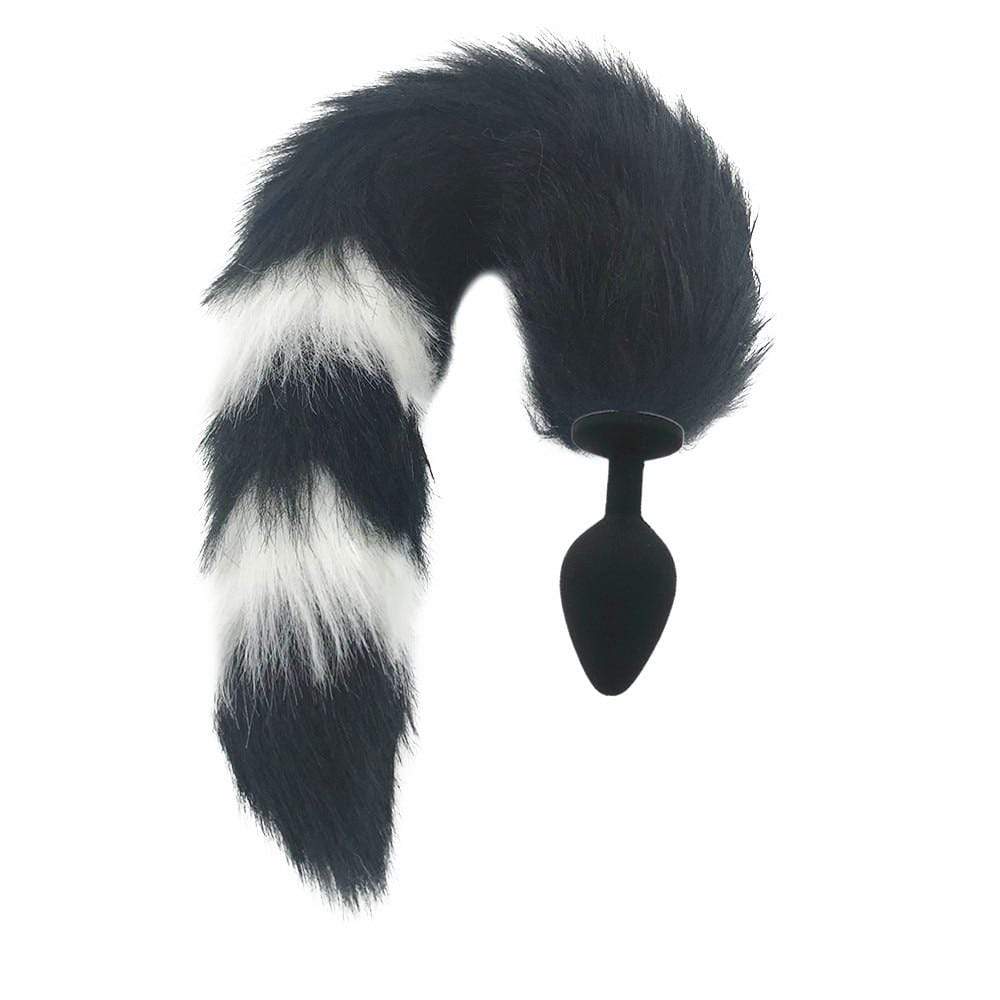 Skunk Striped Tail Plug