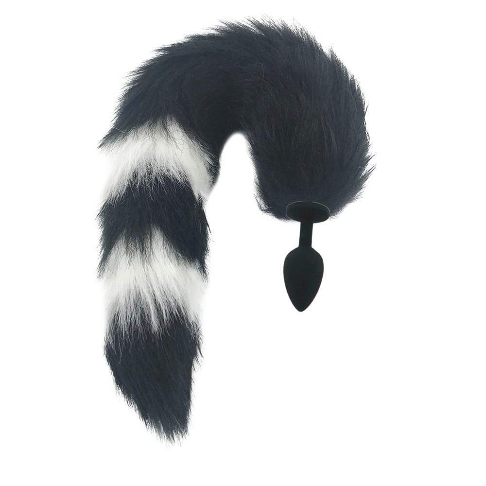 Skunk Striped Tail Plug