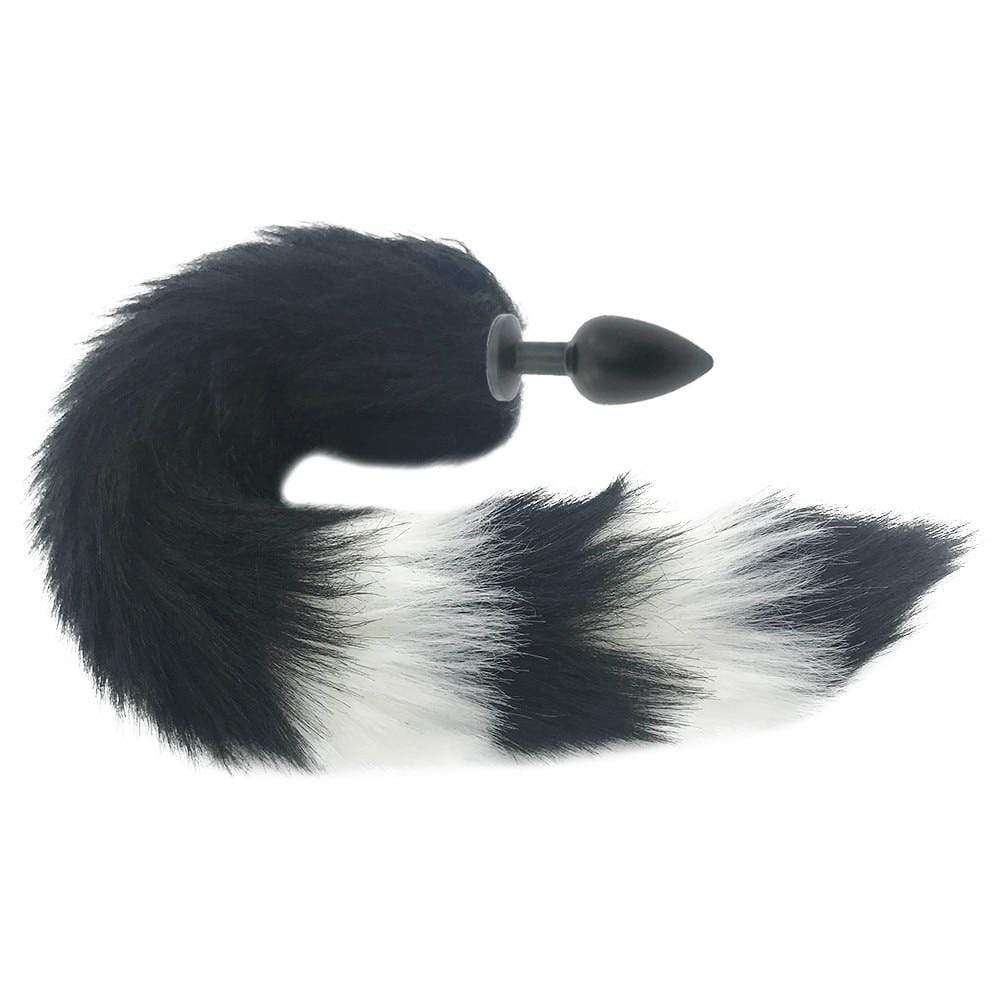 Skunk Striped Tail Plug