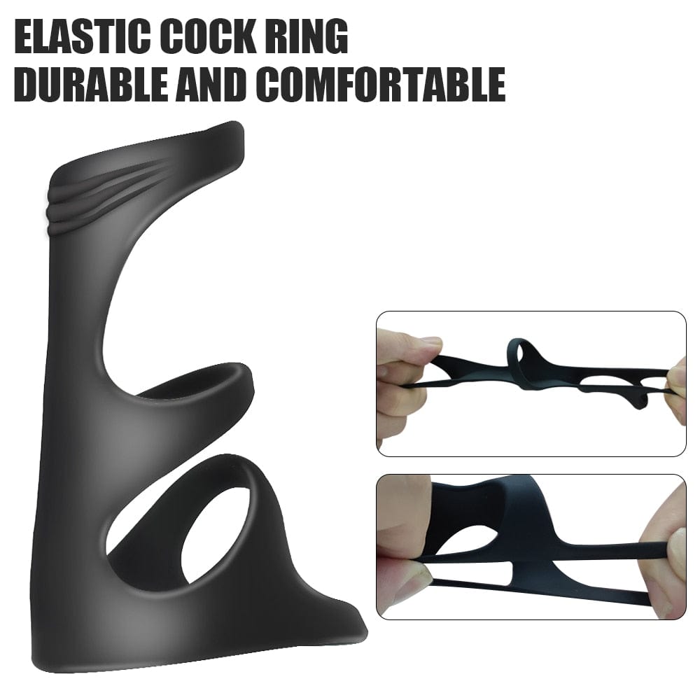 Kinky Cloth Three Ring Penis Sleeve