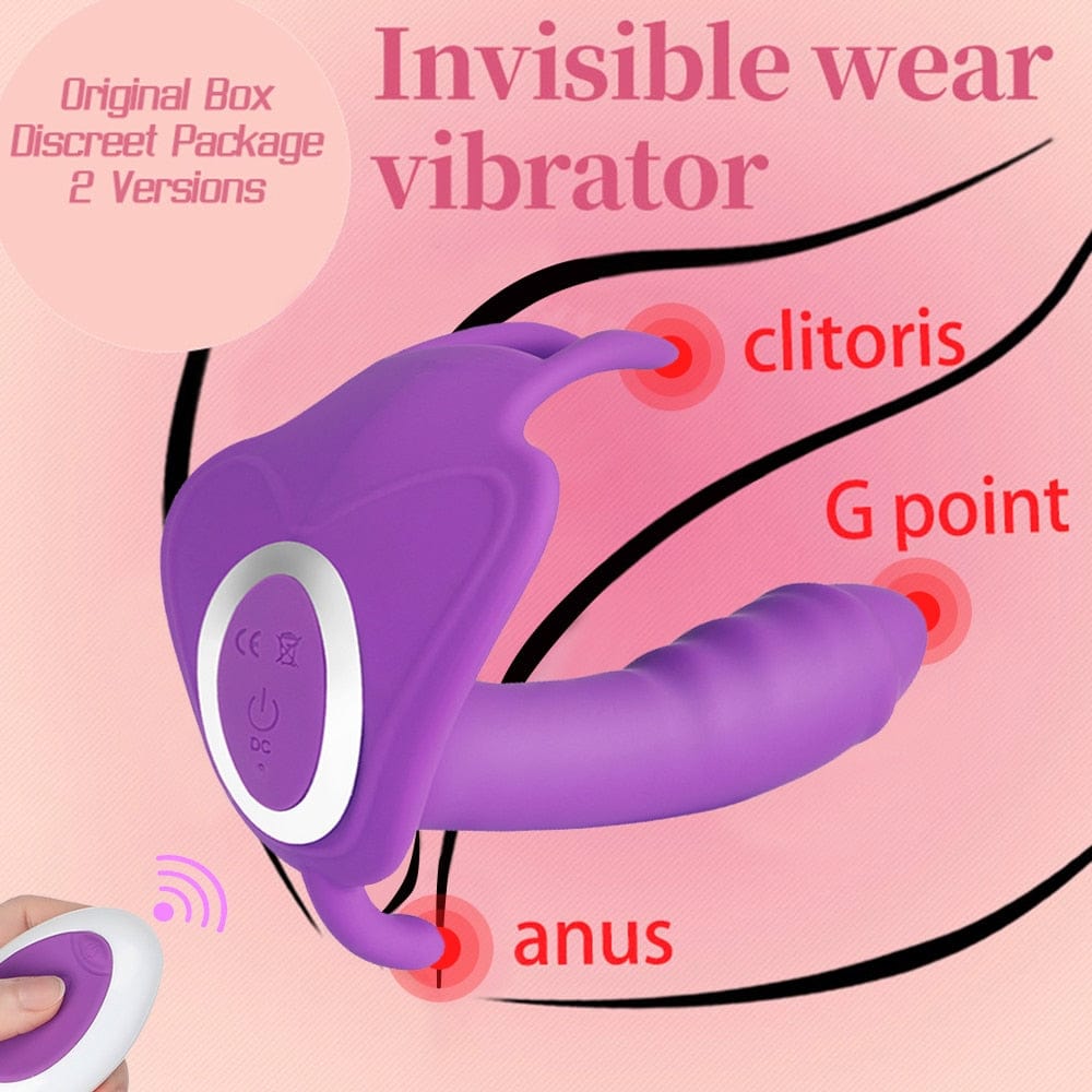 Kinky Cloth Wearable Dildo Vibrator