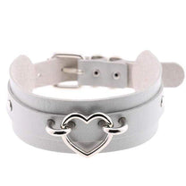 Wide Band Heart Collar Striking Sleek Sexy Design – Kinky Cloth