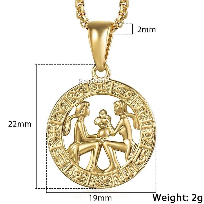12mm Zodiac Signs, Gold Round Zodiac Charms, Stainless Steel Personalized  Jewelry, Astrological Signs -  Israel