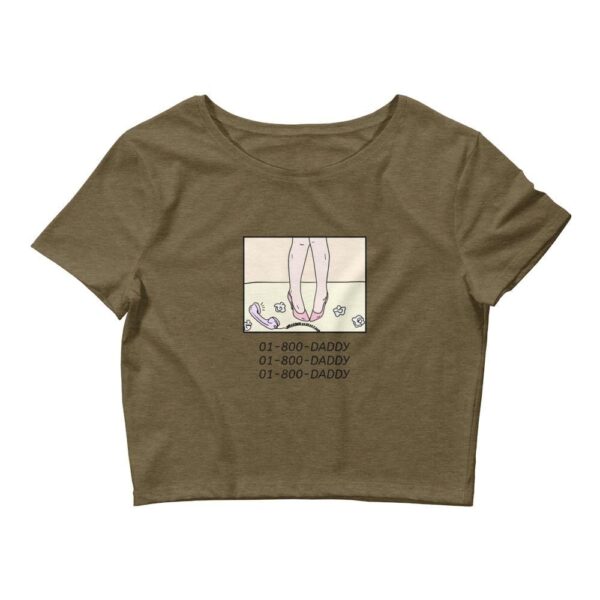 Kinky Cloth Heather Olive / XS/SM 1-800-Daddy Cropped Top