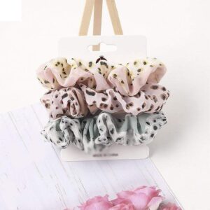 Kinky Cloth 200000395 Animal Print - 1 1 Set Candy Color Hair Ties