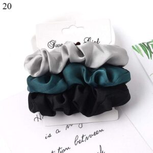 Kinky Cloth 200000395 Satin - 2 1 Set Candy Color Hair Ties