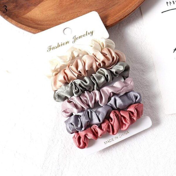 Kinky Cloth 200000395 Shinny Pastel Colors 1 Set Candy Color Hair Ties