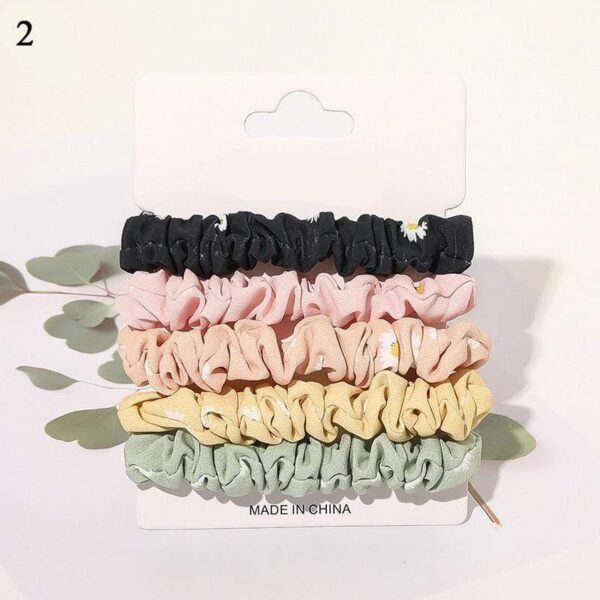 Kinky Cloth 200000395 Sunflower 1 Set Candy Color Hair Ties