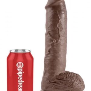 Pipedream Products Dildos 10 Inches C*ck Balls - Brown