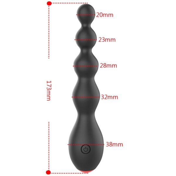 Kinky Cloth China 10 Speed Anal Beads Vibrator