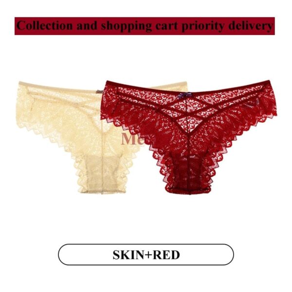 Kinky Cloth Image color 16 / S 2Pcs/Lot Lace Hollow Out Underwear