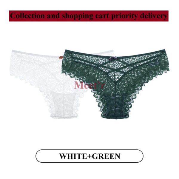 Kinky Cloth Image color 4 / S 2Pcs/Lot Lace Hollow Out Underwear