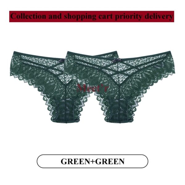 Kinky Cloth 2Pcs/Lot Lace Hollow Out Underwear