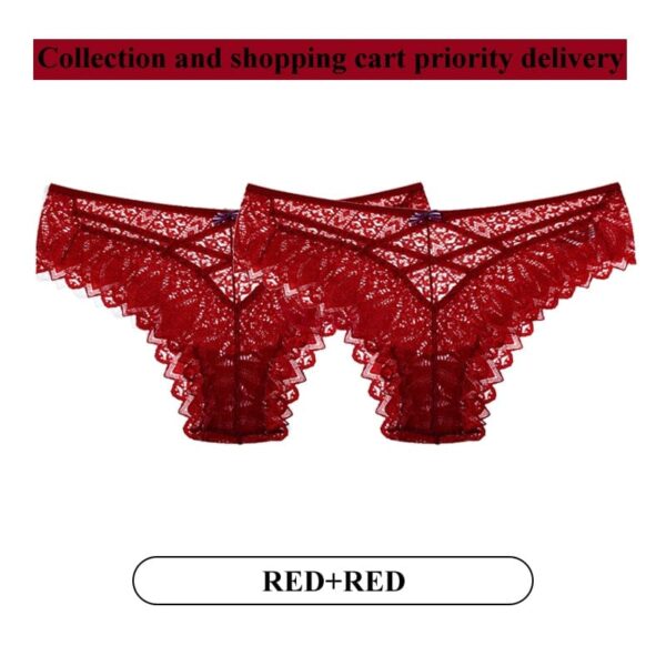 Kinky Cloth 2Pcs/Lot Lace Hollow Out Underwear