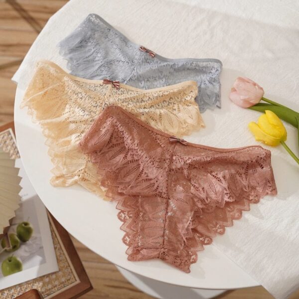 Kinky Cloth 2Pcs/Lot Lace Hollow Out Underwear