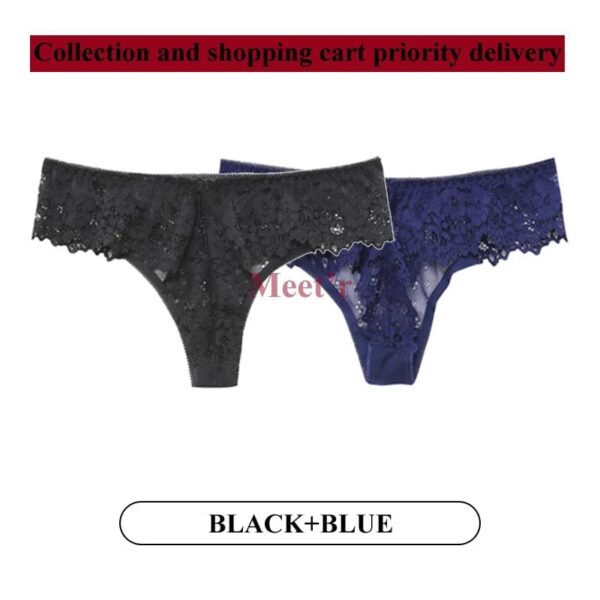 Kinky Cloth Image color 10 / S 2Pcs/Lot Lace Lingerie Panties