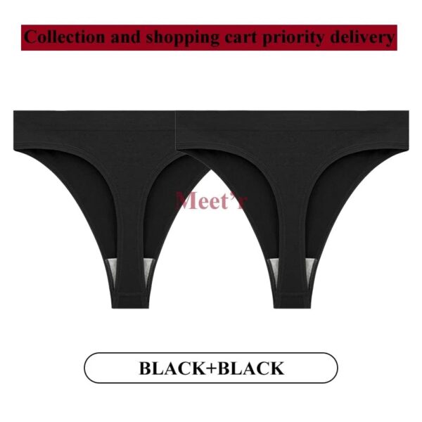 Kinky Cloth BB / XS / 2pcs 2Pcs/Lot Low-waist High Elasticity Thong