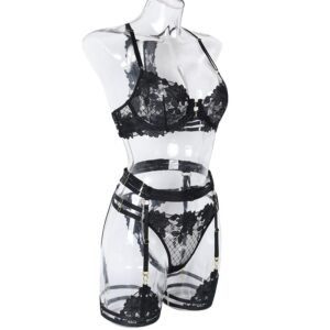 Kinky Cloth 3-Piece Underwear Lace Set