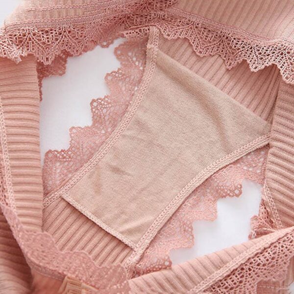 Kinky Cloth 3pcs Cotton Lace Panties